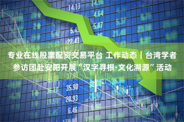 专业在线股票配资交易平台 工作动态｜台湾学者参访团赴安阳开展“汉字寻根·文化溯源”活动